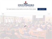 Tablet Screenshot of owensborochurchofchrist.com